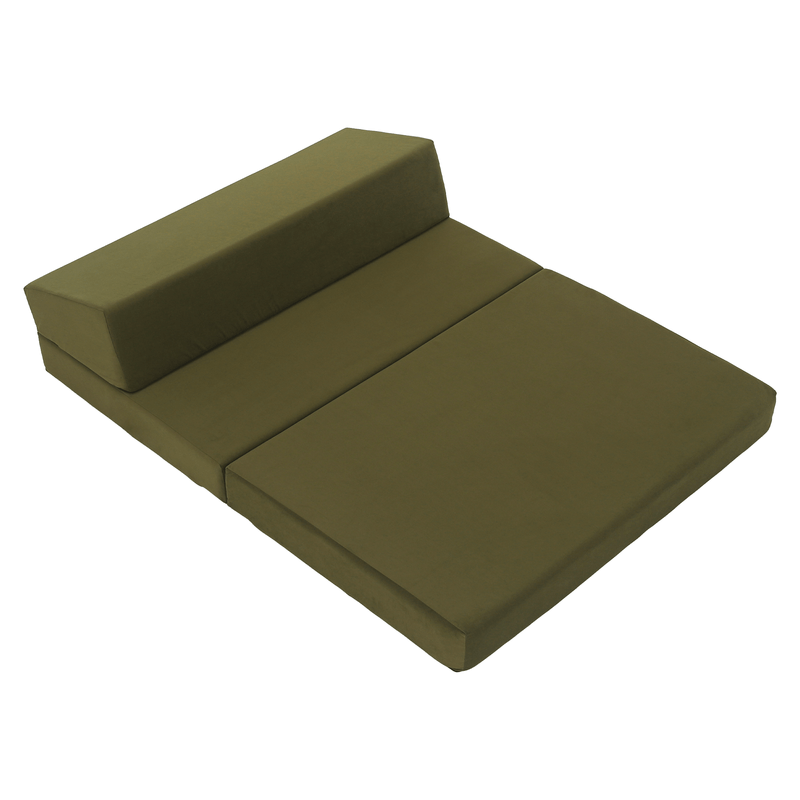 Casa si Gradina - Mobilier - Saltele si somiere - Saltele - Saltea/scaun pliabil, 2 in 1, maslinie, VEDIS - Infinity.ro