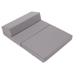Casa si Gradina - Mobilier - Saltele si somiere - Saltele - Saltea/scaun pliabil, 2 in 1, gri deschis, VEDIS - Infinity.ro