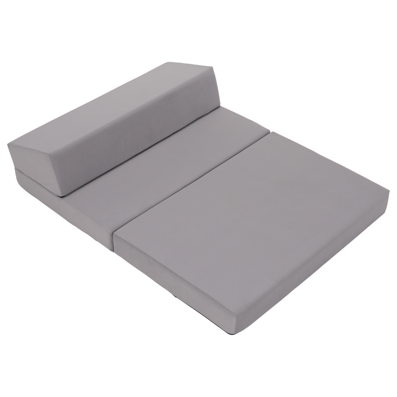 Casa si Gradina - Mobilier - Saltele si somiere - Saltele - Saltea/scaun pliabil, 2 in 1, gri deschis, VEDIS - Infinity.ro