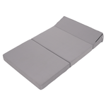 Casa si Gradina - Mobilier - Saltele si somiere - Saltele - Saltea/scaun pliabil, 2 in 1, gri deschis, VEDIS - Infinity.ro