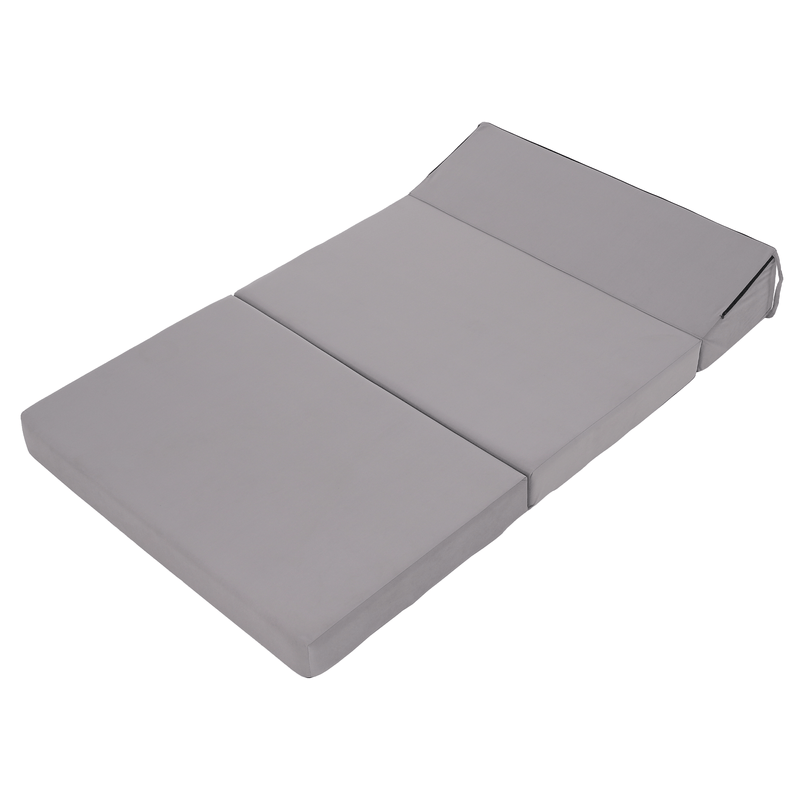 Casa si Gradina - Mobilier - Saltele si somiere - Saltele - Saltea/scaun pliabil, 2 in 1, gri deschis, VEDIS - Infinity.ro