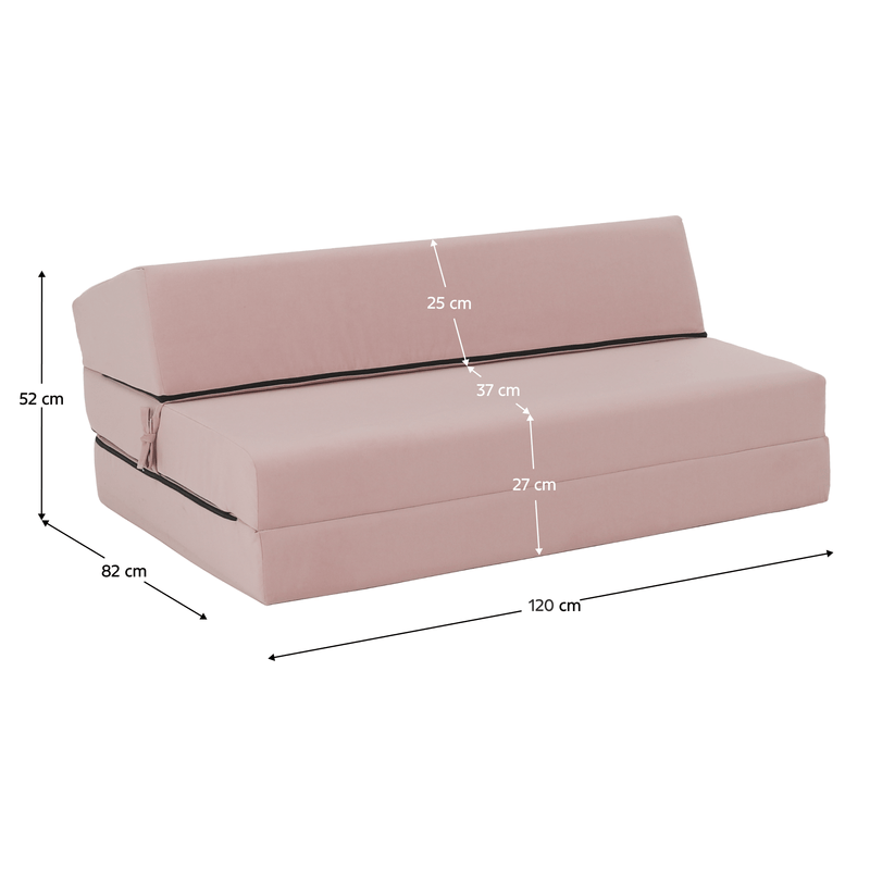 Casa si Gradina - Mobilier - Saltele si somiere - Saltele - Saltea pliabila/fotoliu extensibil, 2 in 1, roz, VEDIS - Infinity.ro