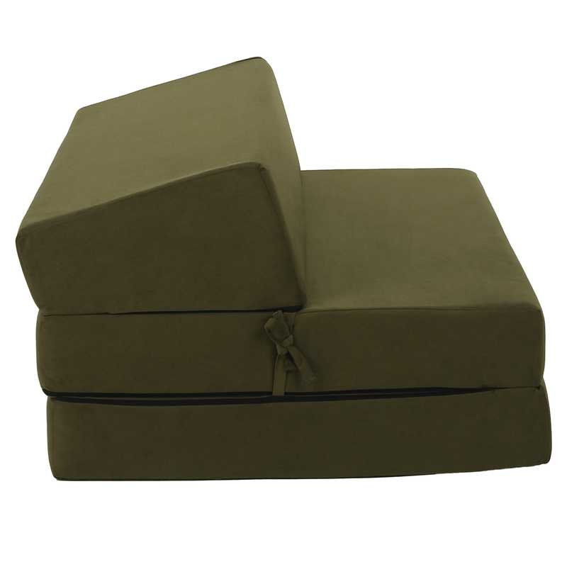 Casa si Gradina - Mobilier - Saltele si somiere - Saltele - Saltea/scaun pliabil, 2 in 1, maslinie, VEDIS - Infinity.ro