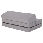 Casa si Gradina - Mobilier - Saltele si somiere - Saltele - Saltea/scaun pliabil, 2 in 1, gri deschis, VEDIS - Infinity.ro