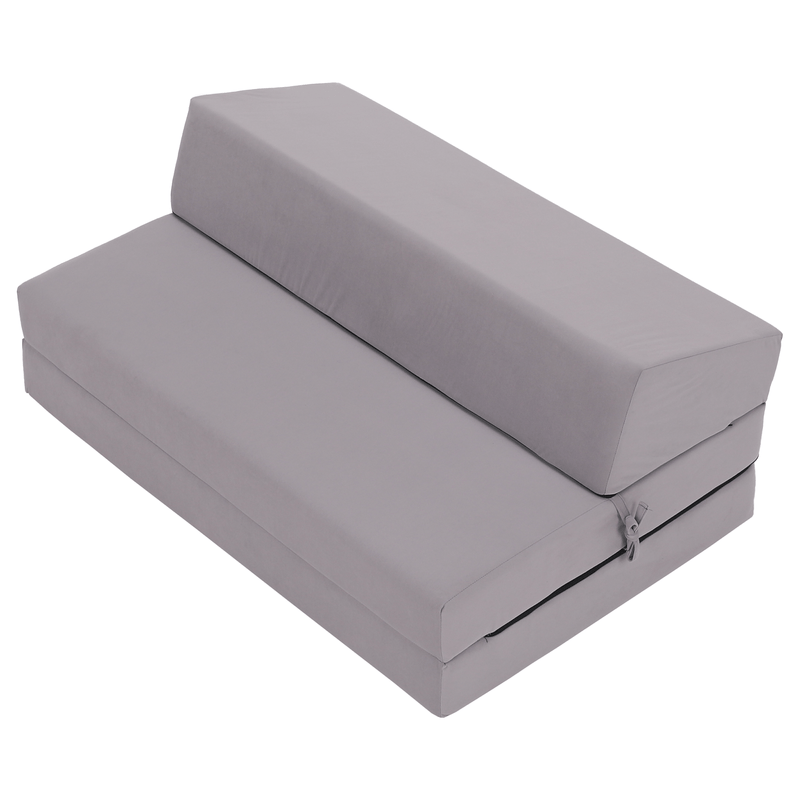 Casa si Gradina - Mobilier - Saltele si somiere - Saltele - Saltea/scaun pliabil, 2 in 1, gri deschis, VEDIS - Infinity.ro