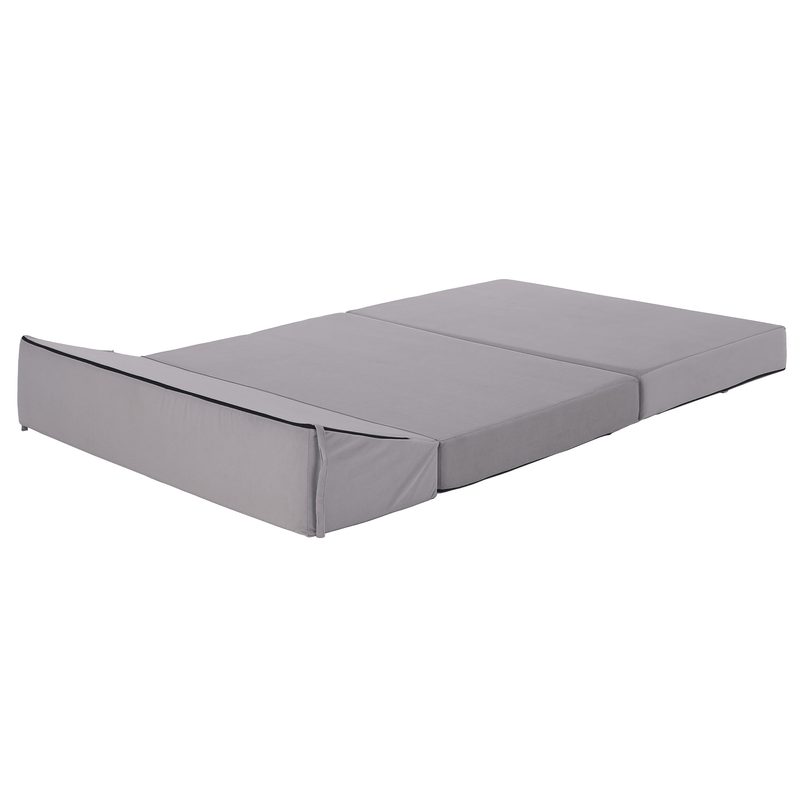 Casa si Gradina - Mobilier - Saltele si somiere - Saltele - Saltea/scaun pliabil, 2 in 1, gri deschis, VEDIS - Infinity.ro