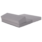 Casa si Gradina - Mobilier - Saltele si somiere - Saltele - Saltea/scaun pliabil, 2 in 1, gri deschis, VEDIS - Infinity.ro