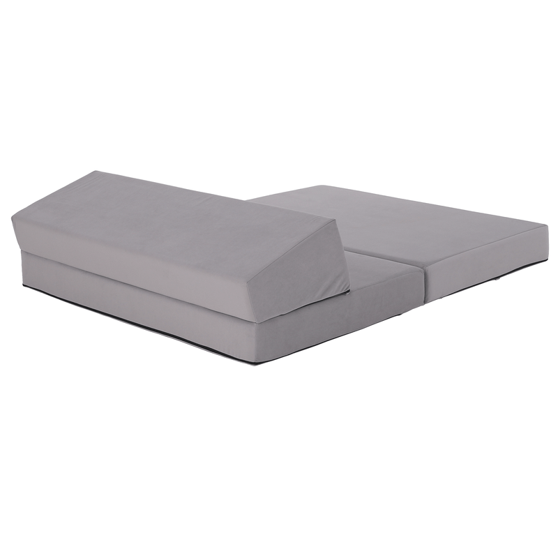 Casa si Gradina - Mobilier - Saltele si somiere - Saltele - Saltea/scaun pliabil, 2 in 1, gri deschis, VEDIS - Infinity.ro