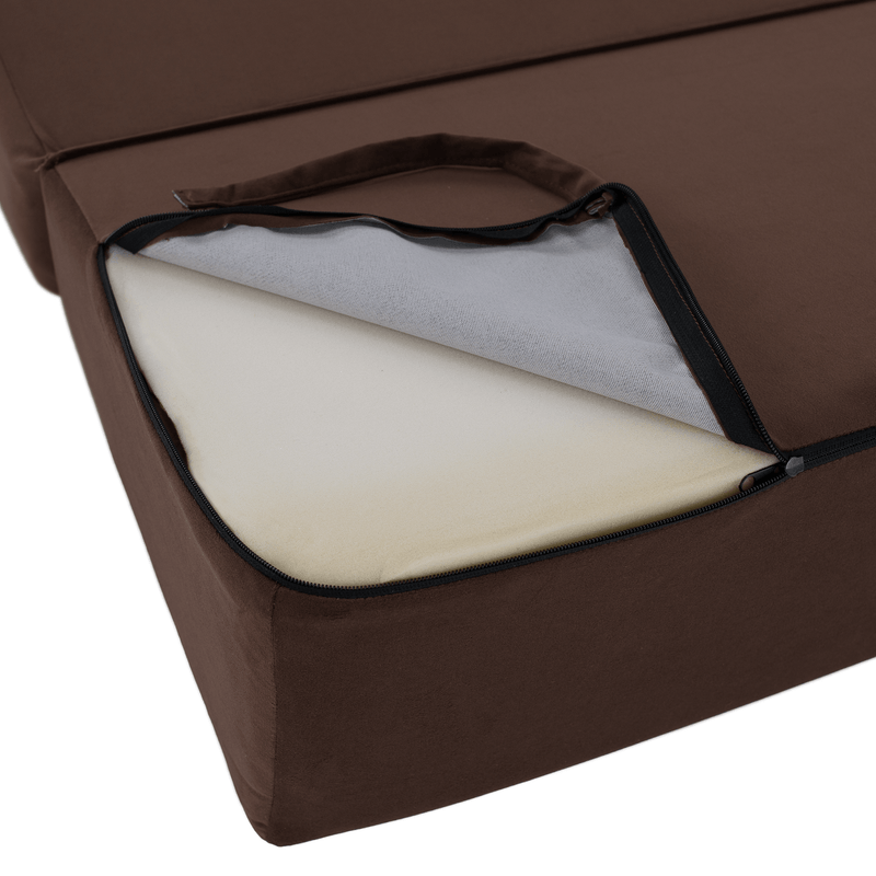 Casa si Gradina - Mobilier - Saltele si somiere - Saltele - Saltea pliabila/fotoliu extensibil, 2 in 1, maro, VEDIS - Infinity.ro