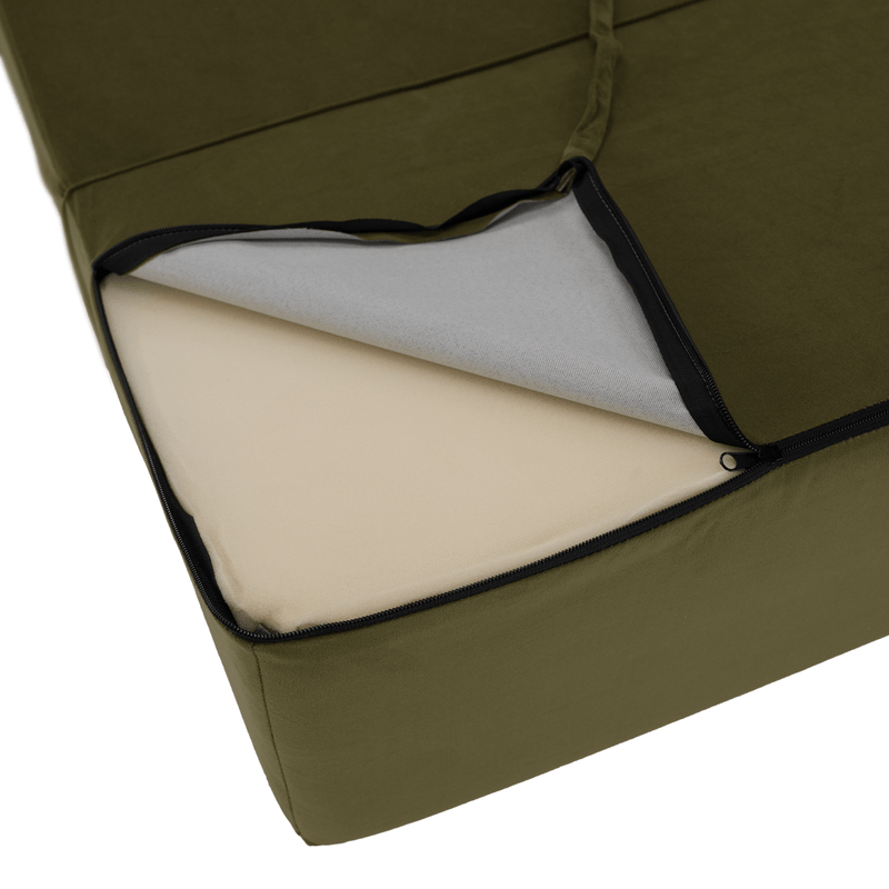 Casa si Gradina - Mobilier - Saltele si somiere - Saltele - Saltea/scaun pliabil, 2 in 1, maslinie, VEDIS - Infinity.ro