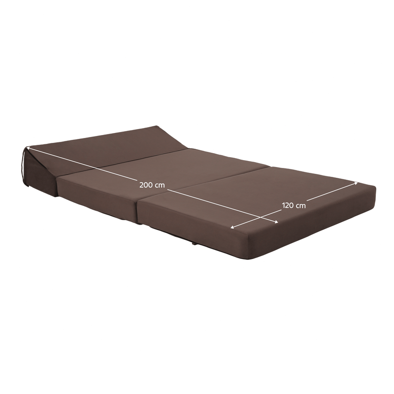 Casa si Gradina - Mobilier - Saltele si somiere - Saltele - Saltea pliabila/fotoliu extensibil, 2 in 1, maro Taupe, VEDIS - Infinity.ro