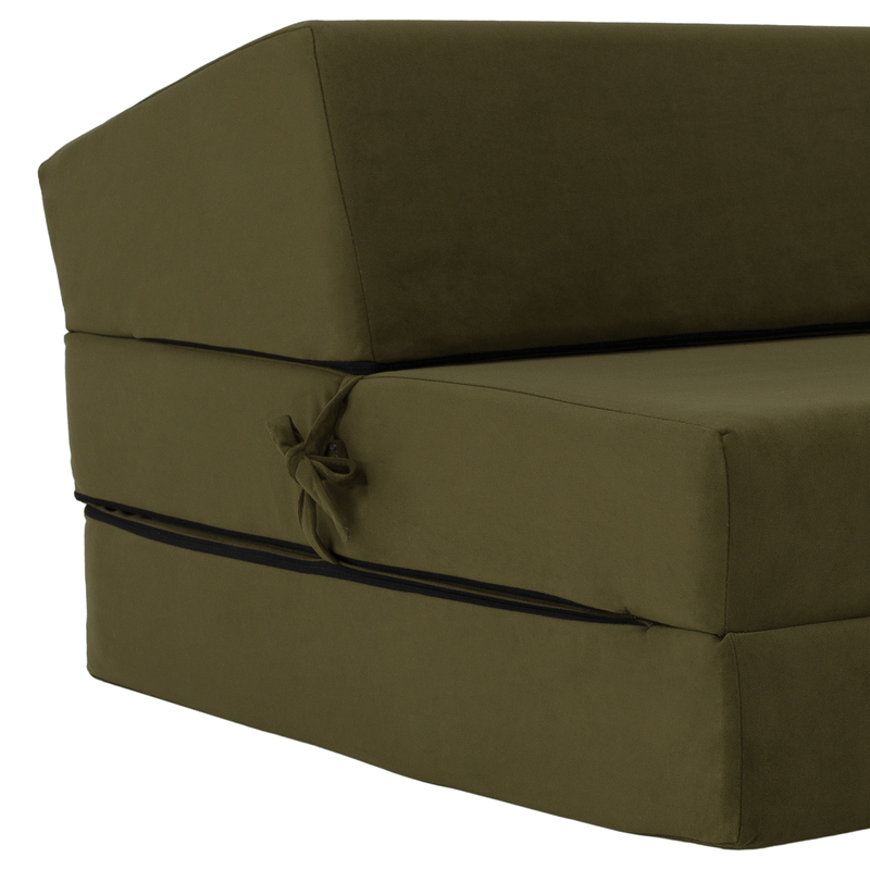 Casa si Gradina - Mobilier - Saltele si somiere - Saltele - Saltea/scaun pliabil, 2 in 1, maslinie, VEDIS - Infinity.ro