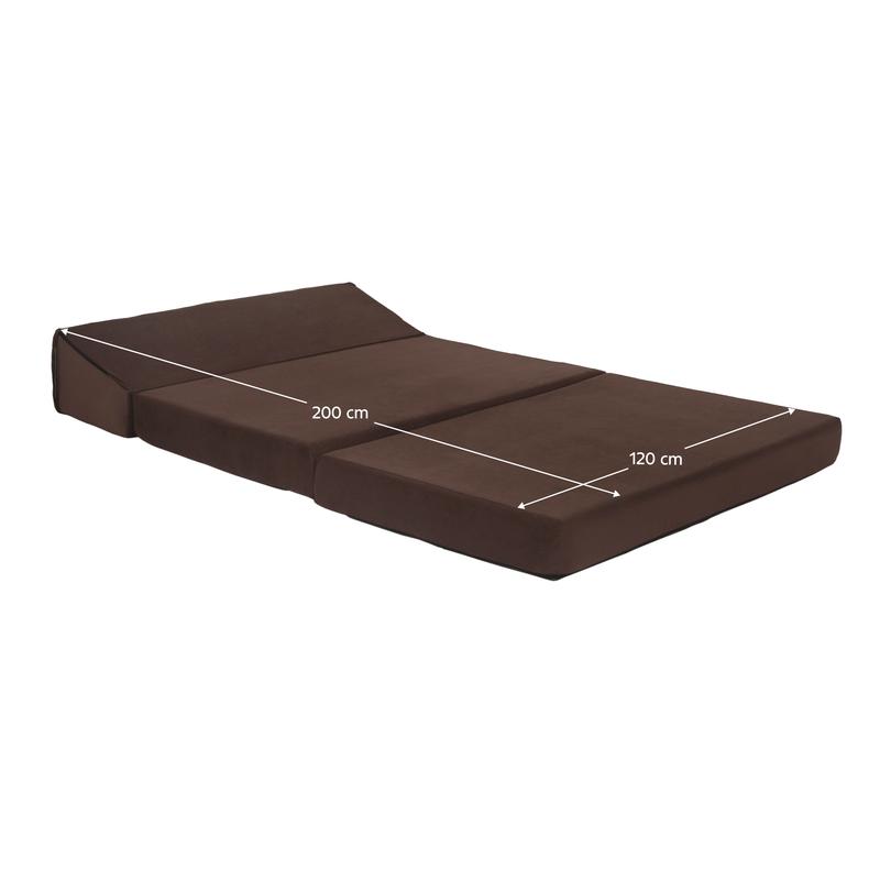 Casa si Gradina - Mobilier - Saltele si somiere - Saltele - Saltea pliabila/fotoliu extensibil, 2 in 1, maro, VEDIS - Infinity.ro