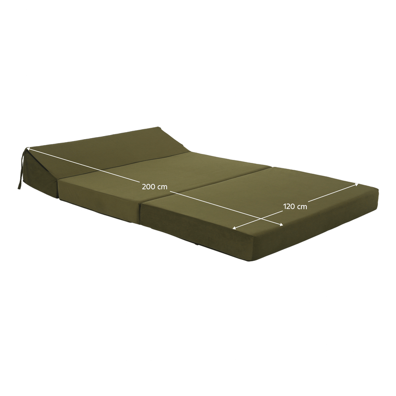 Casa si Gradina - Mobilier - Saltele si somiere - Saltele - Saltea/scaun pliabil, 2 in 1, maslinie, VEDIS - Infinity.ro