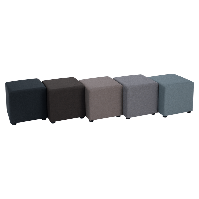 Casa si Gradina - Mobilier - Scaune si fotolii - Tabureti - Taburet, tesatura Twist, gri-maro, REGOR - Infinity.ro