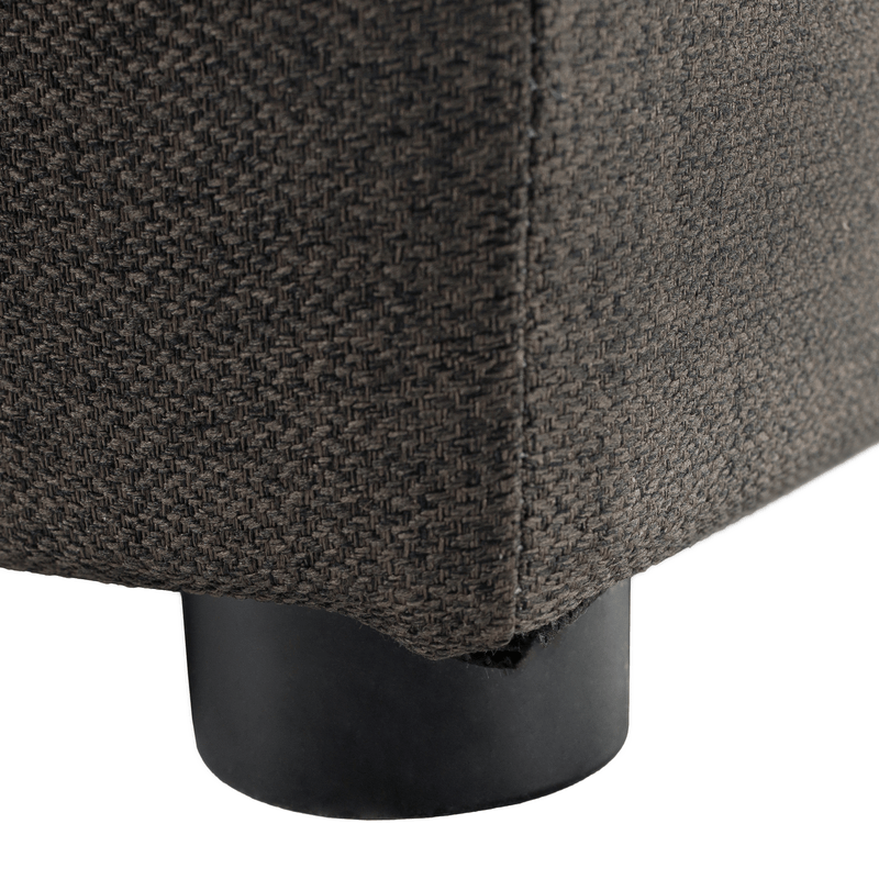 Casa si Gradina - Mobilier - Scaune si fotolii - Tabureti - Taburet, tesatura Twist, gri-maro, REGOR - Infinity.ro