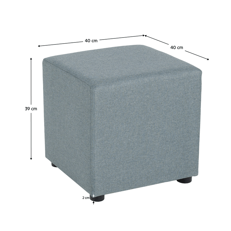 Casa si Gradina - Mobilier - Scaune si fotolii - Tabureti - Taburet, tesatura Twist, mentol, REGOR - Infinity.ro