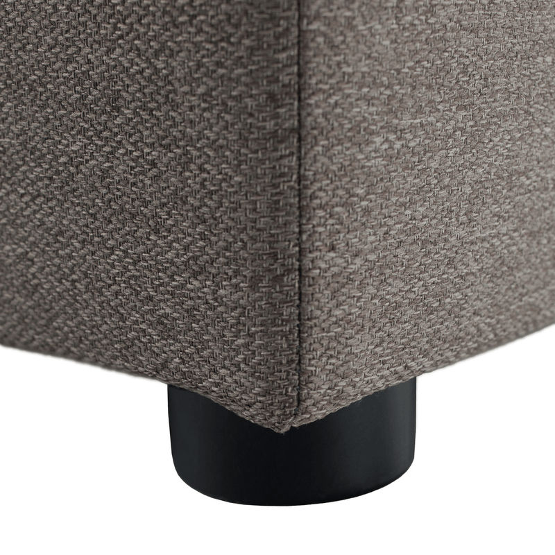 Casa si Gradina - Mobilier - Scaune si fotolii - Tabureti - Taburet, tesatura Twist, gri-bej Taupe, REGOR - Infinity.ro