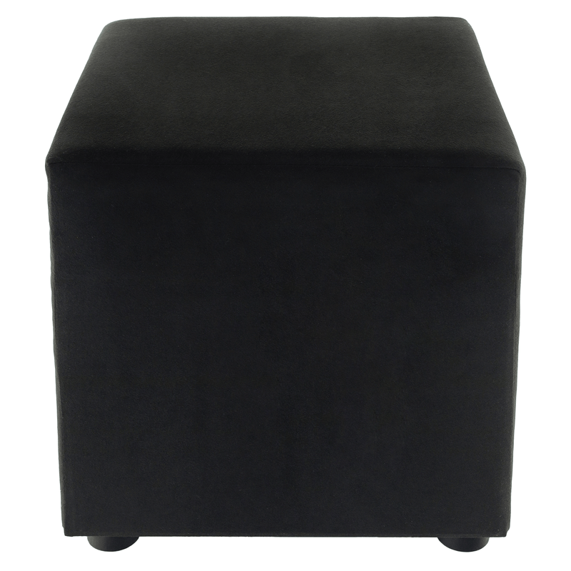 Casa si Gradina - Mobilier - Scaune si fotolii - Tabureti - Taburet, material Alova, negru, REGOR - Infinity.ro