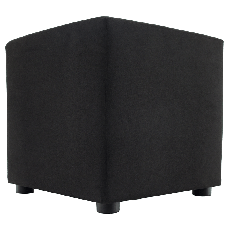 Casa si Gradina - Mobilier - Scaune si fotolii - Tabureti - Taburet, material Alova, negru, REGOR - Infinity.ro