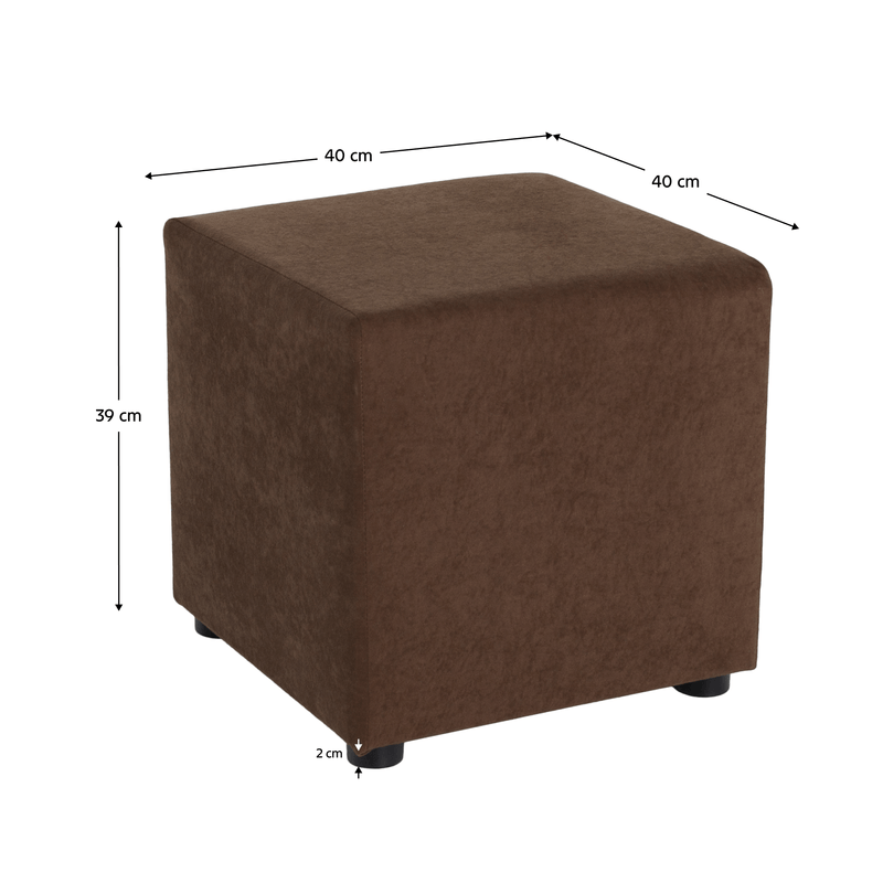 Casa si Gradina - Mobilier - Scaune si fotolii - Tabureti - Taburet, tesatura Alova, maro, REGOR - Infinity.ro