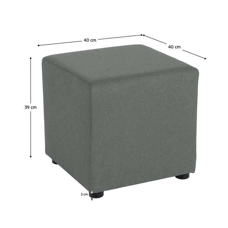 Casa si Gradina - Mobilier - Scaune si fotolii - Tabureti - Taburet, tesatura Savana, verde, REGOR - Infinity.ro