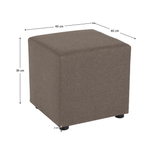 Casa si Gradina - Mobilier - Scaune si fotolii - Tabureti - Taburet, tesatura Savana, maro, REGOR - Infinity.ro