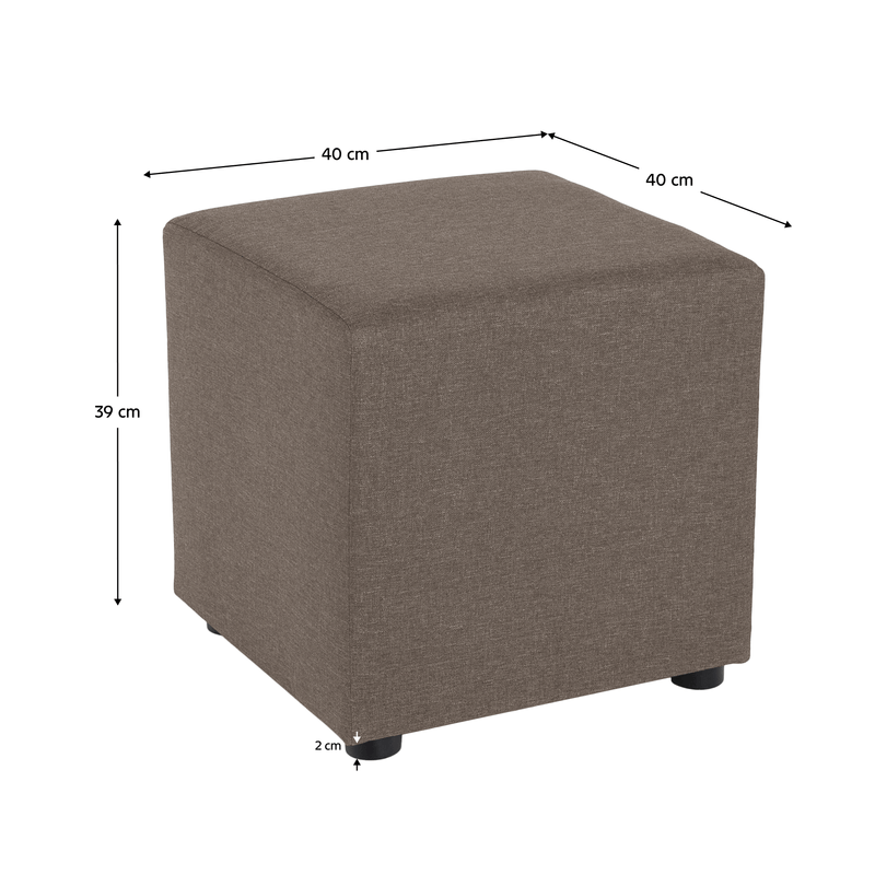 Casa si Gradina - Mobilier - Scaune si fotolii - Tabureti - Taburet, tesatura Savana, maro, REGOR - Infinity.ro