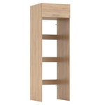 Casa si Gradina - Mobilier - Mobilier baie - Corpuri baie - Dulap deasupra masinii de spalat si uscator, stejar artisan, JERGI - Infinity.ro