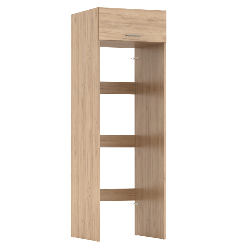 Casa si Gradina - Mobilier - Mobilier baie - Corpuri baie - Dulap deasupra masinii de spalat si uscator, stejar artisan, JERGI - Infinity.ro