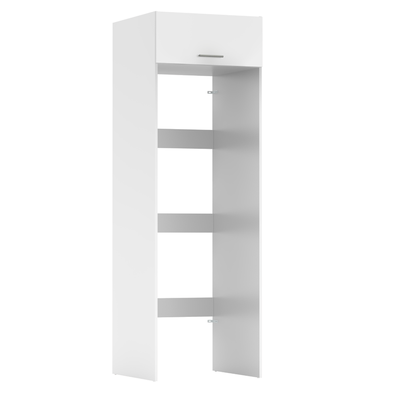 Casa si Gradina - Mobilier - Mobilier baie - Corpuri baie - Dulap deasupra masinii de spalat si uscator, alb, JERGI - Infinity.ro