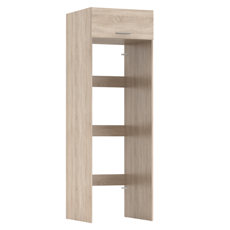 Casa si Gradina - Mobilier - Mobilier baie - Corpuri baie - Dulap deasupra masinii de spalat si uscator, stejar sonoma, JERGI - Infinity.ro
