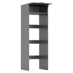 Casa si Gradina - Mobilier - Mobilier baie - Corpuri baie - Dulap deasupra masinii de spalat si uscator, grafit, JERGI - Infinity.ro