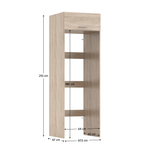 Casa si Gradina - Mobilier - Mobilier baie - Corpuri baie - Dulap deasupra masinii de spalat si uscator, stejar sonoma, JERGI - Infinity.ro