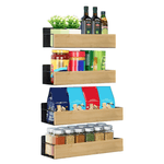 Casa si Gradina - Mobilier - Biblioteci si rafturi - Rafturi - Polite, 4 buc, maro/negru, ZOBER TYP 1 - Infinity.ro