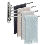 Casa si Gradina - Sanitare - Suporturi si accesorii baie - Suporturi baie - Suport prosop, argintiu, HOLDER - Infinity.ro