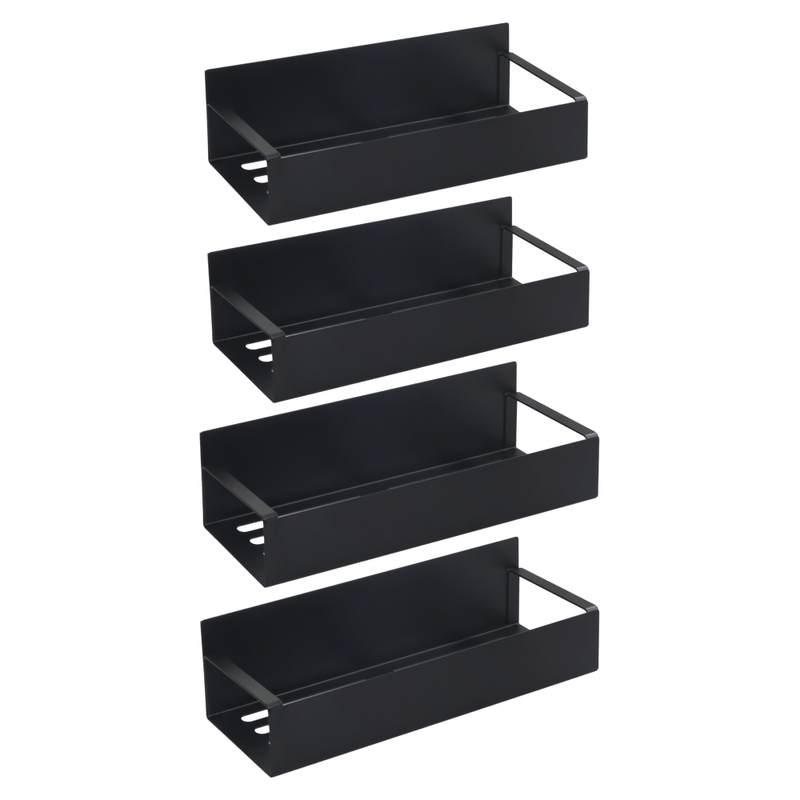 Casa si Gradina - Mobilier - Biblioteci si rafturi - Rafturi - Polite, 4 buc, negru, ZOBER TYP 2 - Infinity.ro