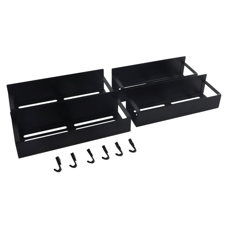 Casa si Gradina - Mobilier - Biblioteci si rafturi - Rafturi - Polite, 4 buc, negru, ZOBER TYP 2 - Infinity.ro