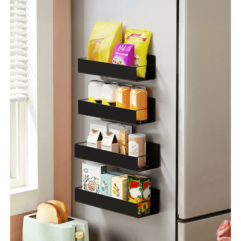 Casa si Gradina - Mobilier - Biblioteci si rafturi - Rafturi - Polite, 4 buc, negru, ZOBER TYP 2 - Infinity.ro