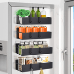 Casa si Gradina - Mobilier - Biblioteci si rafturi - Rafturi - Polite, 4 buc, negru, ZOBER TYP 2 - Infinity.ro