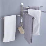 Casa si Gradina - Sanitare - Suporturi si accesorii baie - Suporturi baie - Suport prosop, argintiu, HOLDER - Infinity.ro