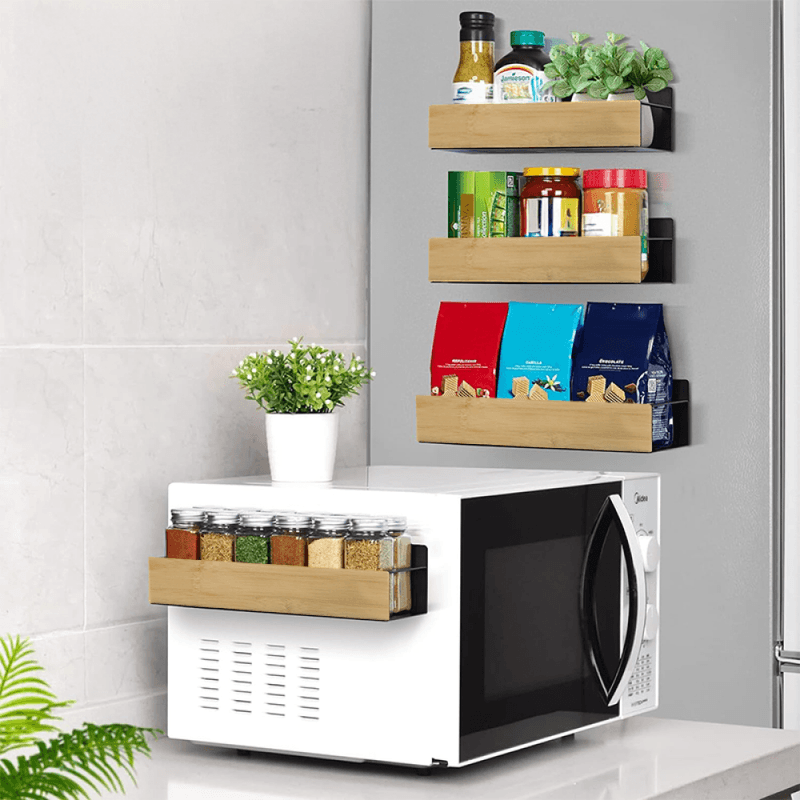 Casa si Gradina - Mobilier - Biblioteci si rafturi - Rafturi - Polite, 4 buc, maro/negru, ZOBER TYP 1 - Infinity.ro