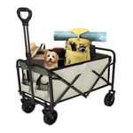 Casa si Gradina - Constructii - Depozitare, transport si protectie - Echipamente pentru transport si ridicat - Carucior de gradina, pliabil, bej/verde/negru, KARIL - Infinity.ro