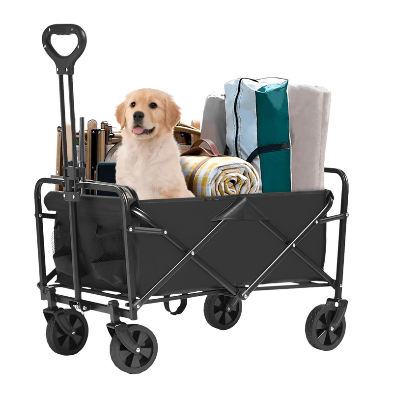 Casa si Gradina - Constructii - Depozitare, transport si protectie - Echipamente pentru transport si ridicat - Carucior de gradina, pliabil, negru, KARIL - Infinity.ro