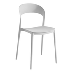 Casa si Gradina - Mobilier - Scaune si fotolii - Scaune - Scaun stivuibil, alb, RADANA NEW - Infinity.ro
