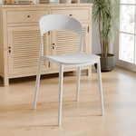 Casa si Gradina - Mobilier - Scaune si fotolii - Scaune - Scaun stivuibil, alb, RADANA NEW - Infinity.ro