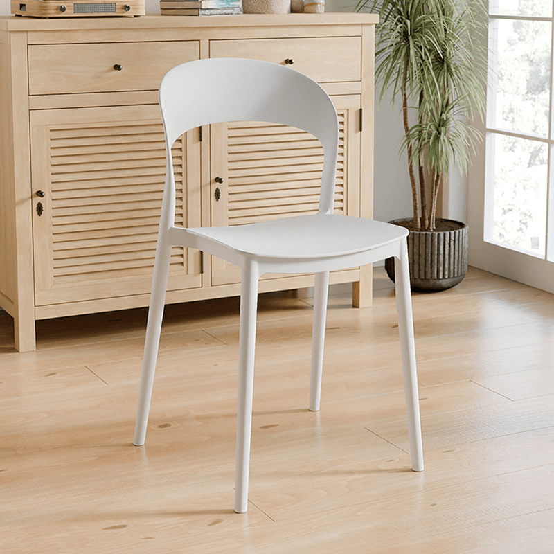 Casa si Gradina - Mobilier - Scaune si fotolii - Scaune - Scaun stivuibil, alb, RADANA NEW - Infinity.ro