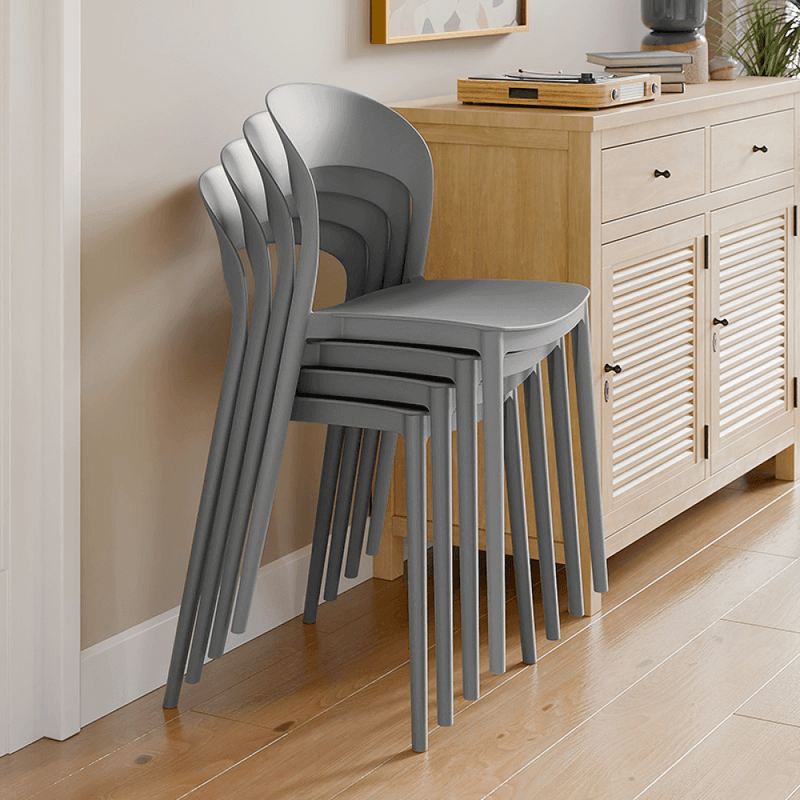Casa si Gradina - Mobilier - Scaune si fotolii - Scaune - Scaun stivuibil, gri, RADANA NEW - Infinity.ro