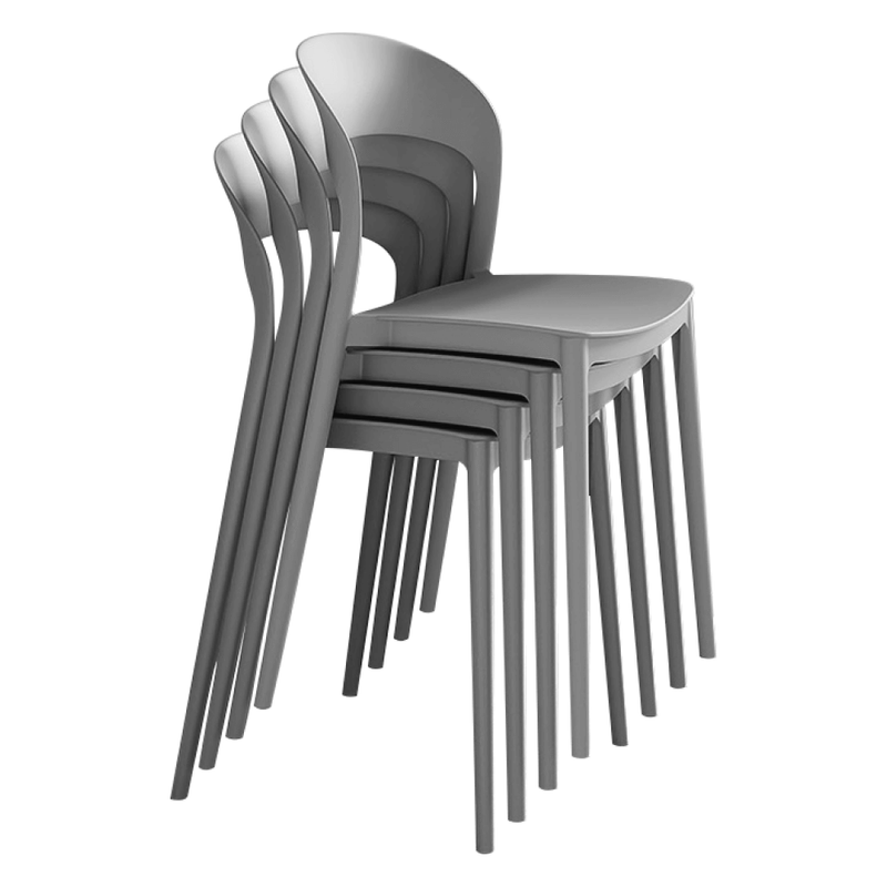 Casa si Gradina - Mobilier - Scaune si fotolii - Scaune - Scaun stivuibil, gri, RADANA NEW - Infinity.ro