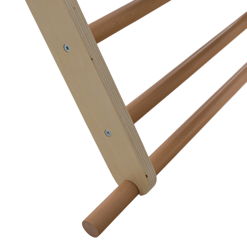 Jucarii, Copii si Bebe - Jucarii si jocuri - Jucarii de exterior - Spatii de joaca si accesorii - Montessori Triunghiul Pikler 3in1, natural/mix de culori, OPRIN - Infinity.ro